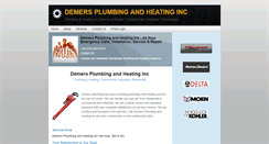 Desktop Screenshot of demersplumbing.com